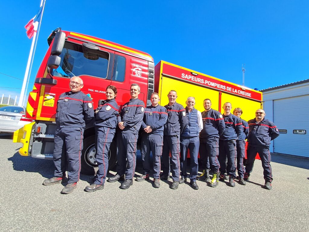 Formation Sous-Officier de Garde sapeur-pompier : 6 nouveaux SOG pour la Creuse