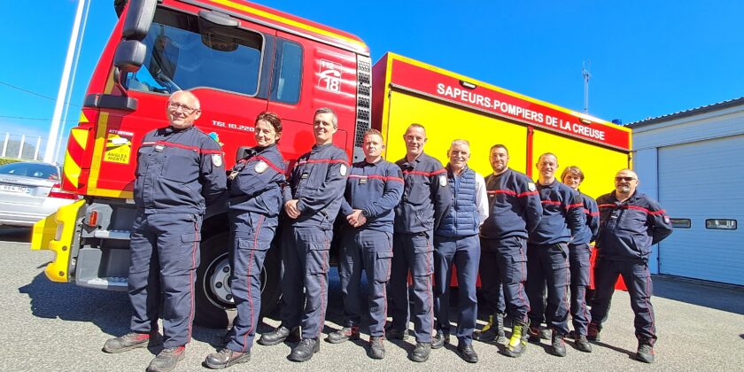 Formation Sous-Officier de Garde sapeur-pompier : 6 nouveaux SOG pour la Creuse
