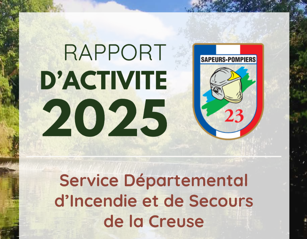 Rapport d&rsquo;activité SDIS 23 2025 : Consultez-le !