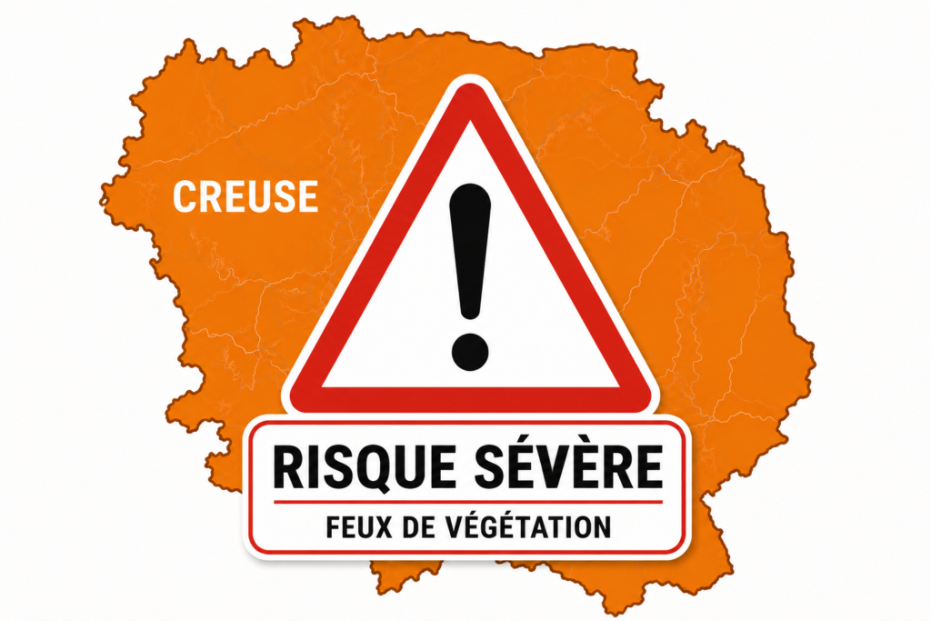 Communiqué de presse : La Creuse passe en « risque sévère » vendredi 19 juin 2026