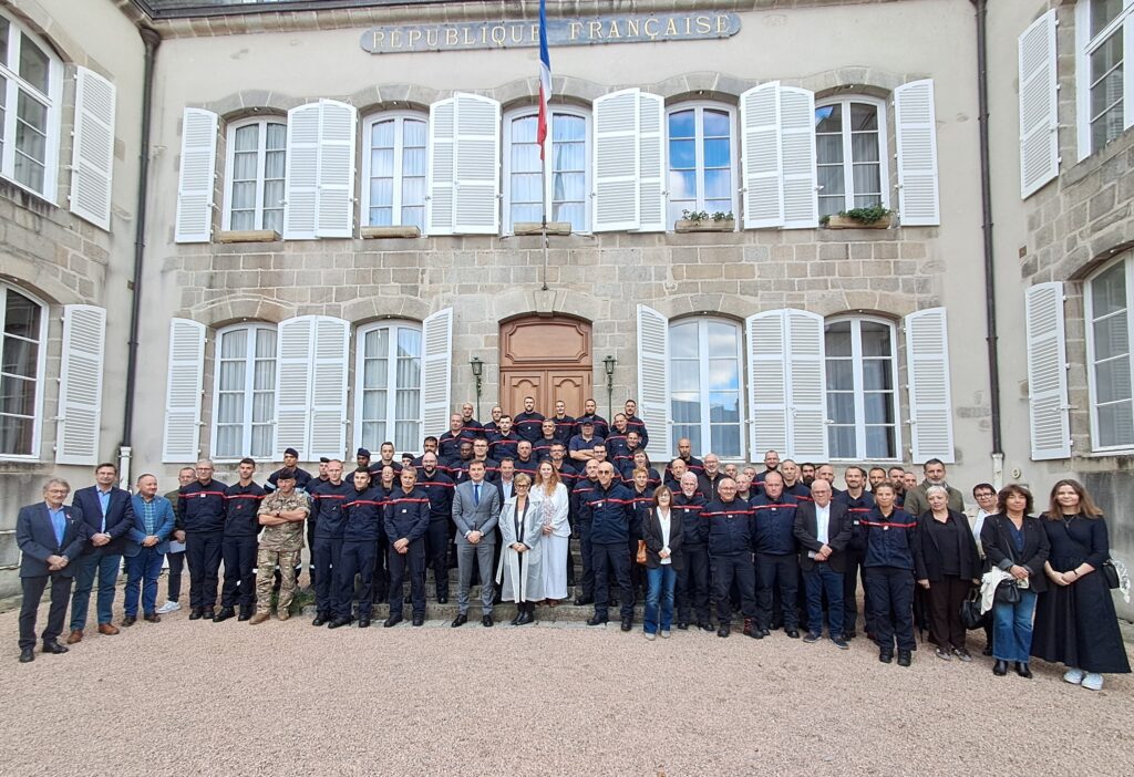 Après cet été exceptionnel : Les sapeurs-pompiers de Creuse officiellement remerciés