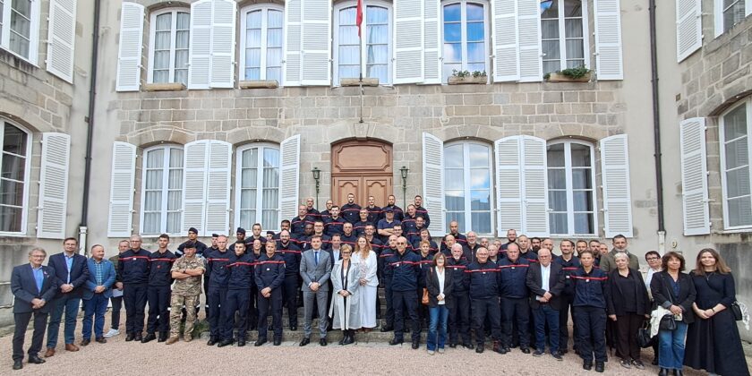 Après cet été exceptionnel : Les sapeurs-pompiers de Creuse officiellement remerciés